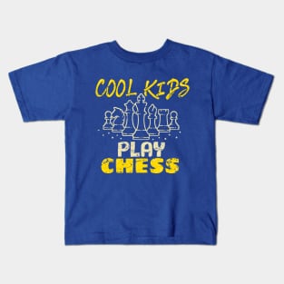 Chess Player Kids " Cool Kids Play Chess " Kids T-Shirt